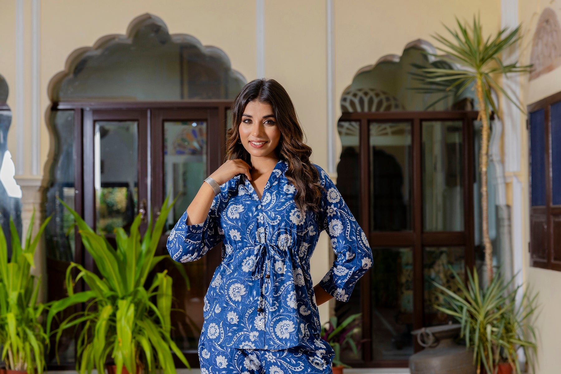 Rangvastra Cotton Floral print Co-Ord Set