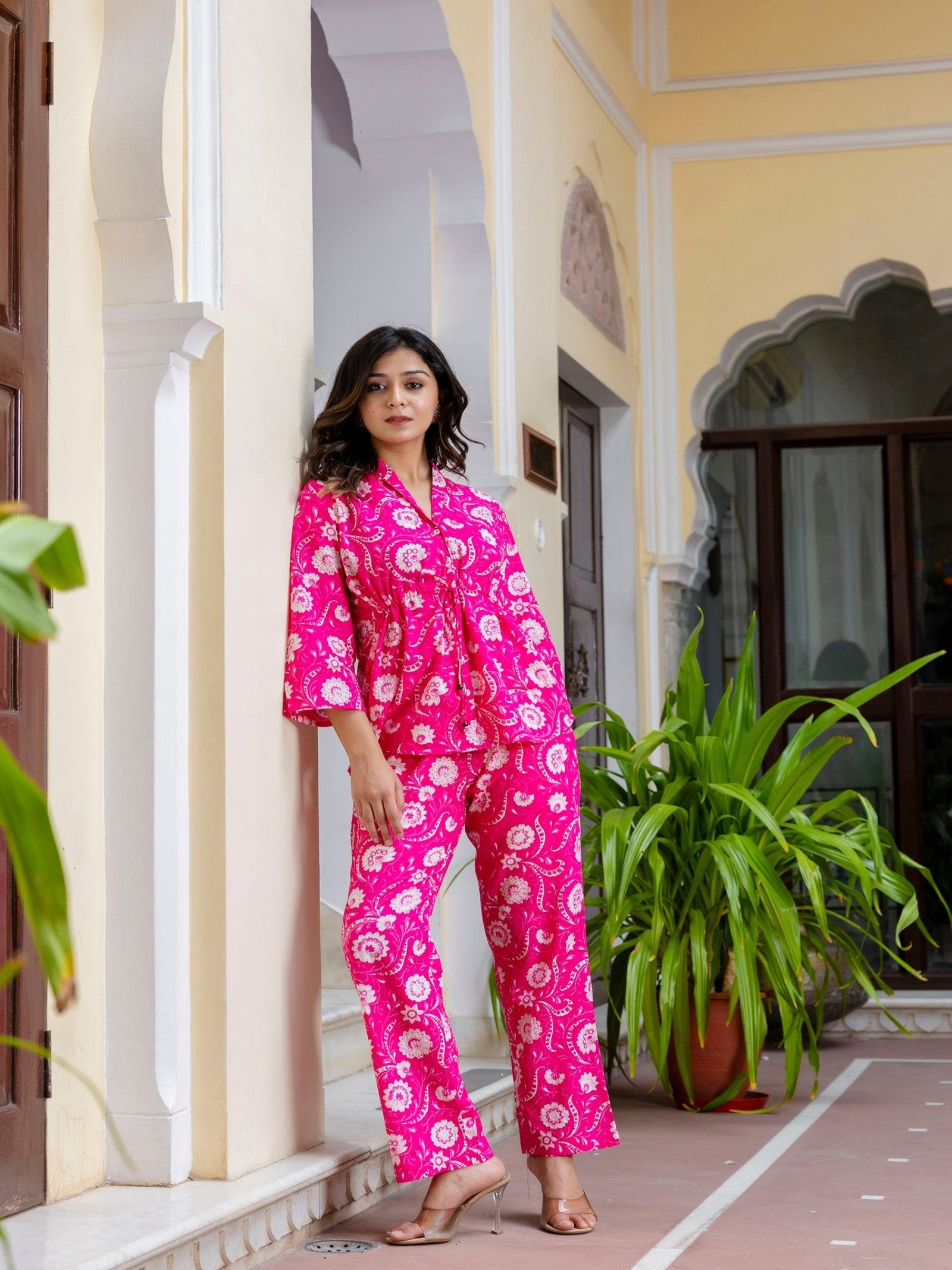 Rangvastra Cotton Floral print Co-Ord Set
