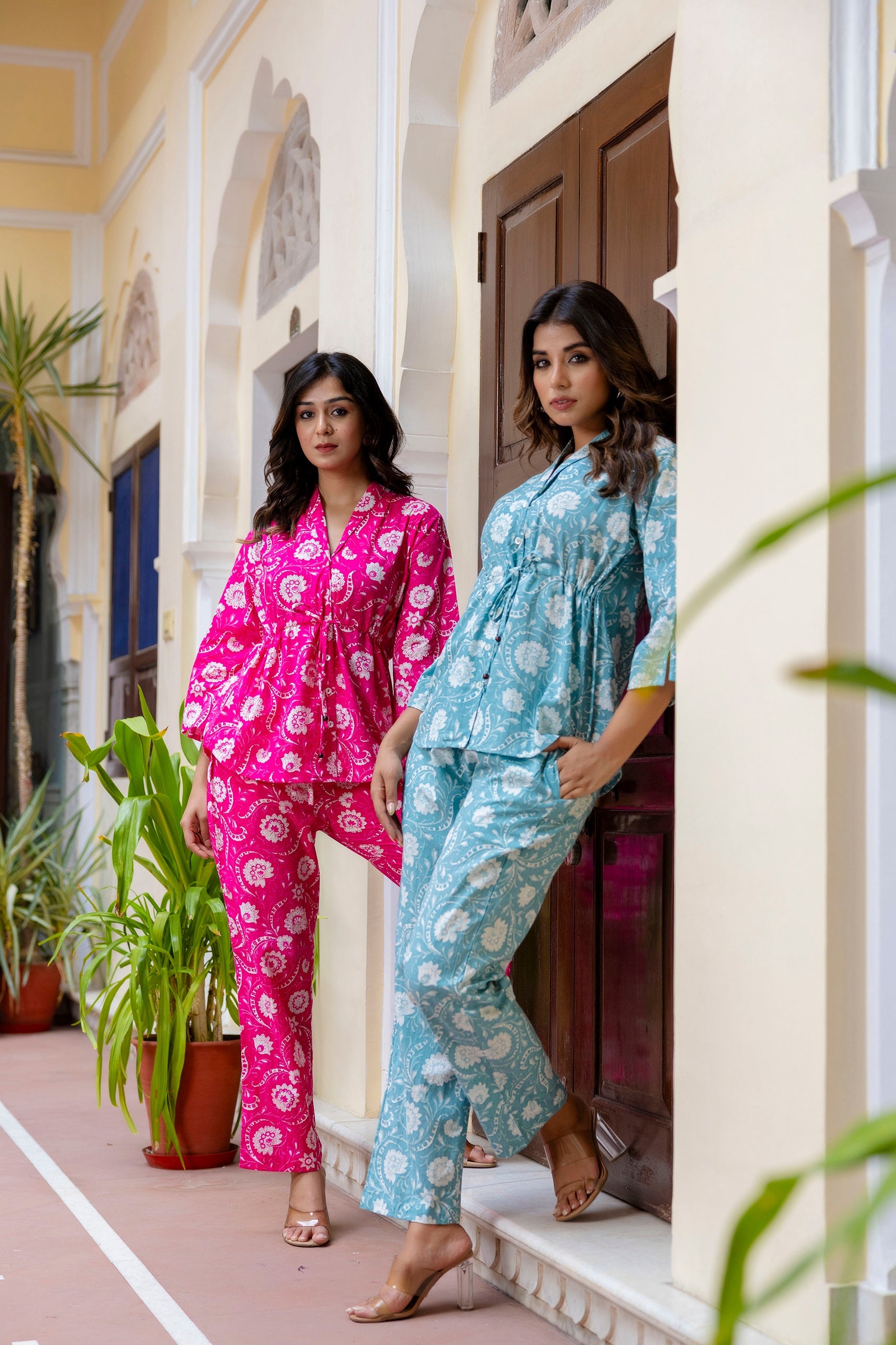 Rangvastra Cotton Floral print Co-Ord Set