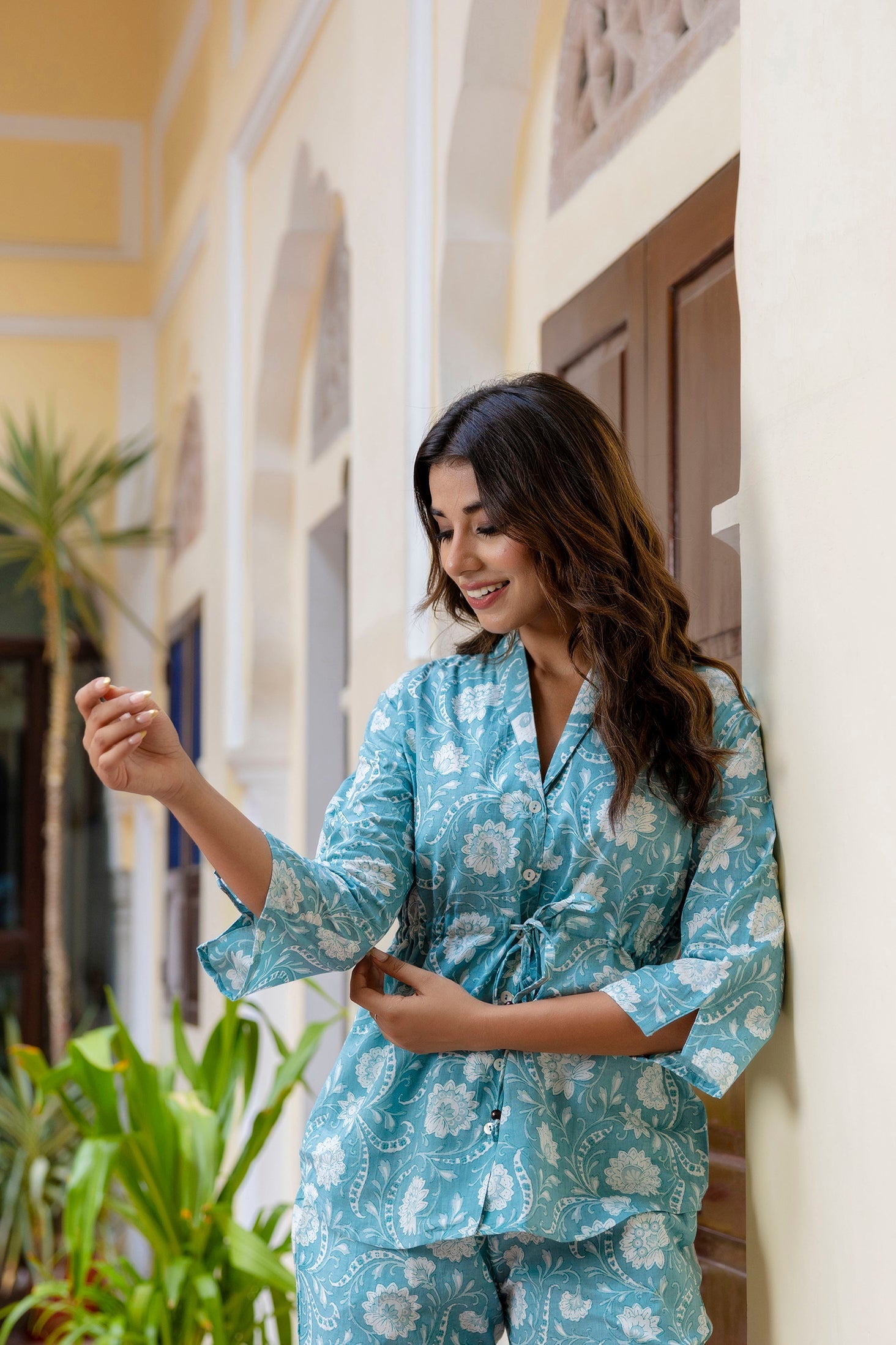 Rangvastra Cotton Floral print Co-Ord Set