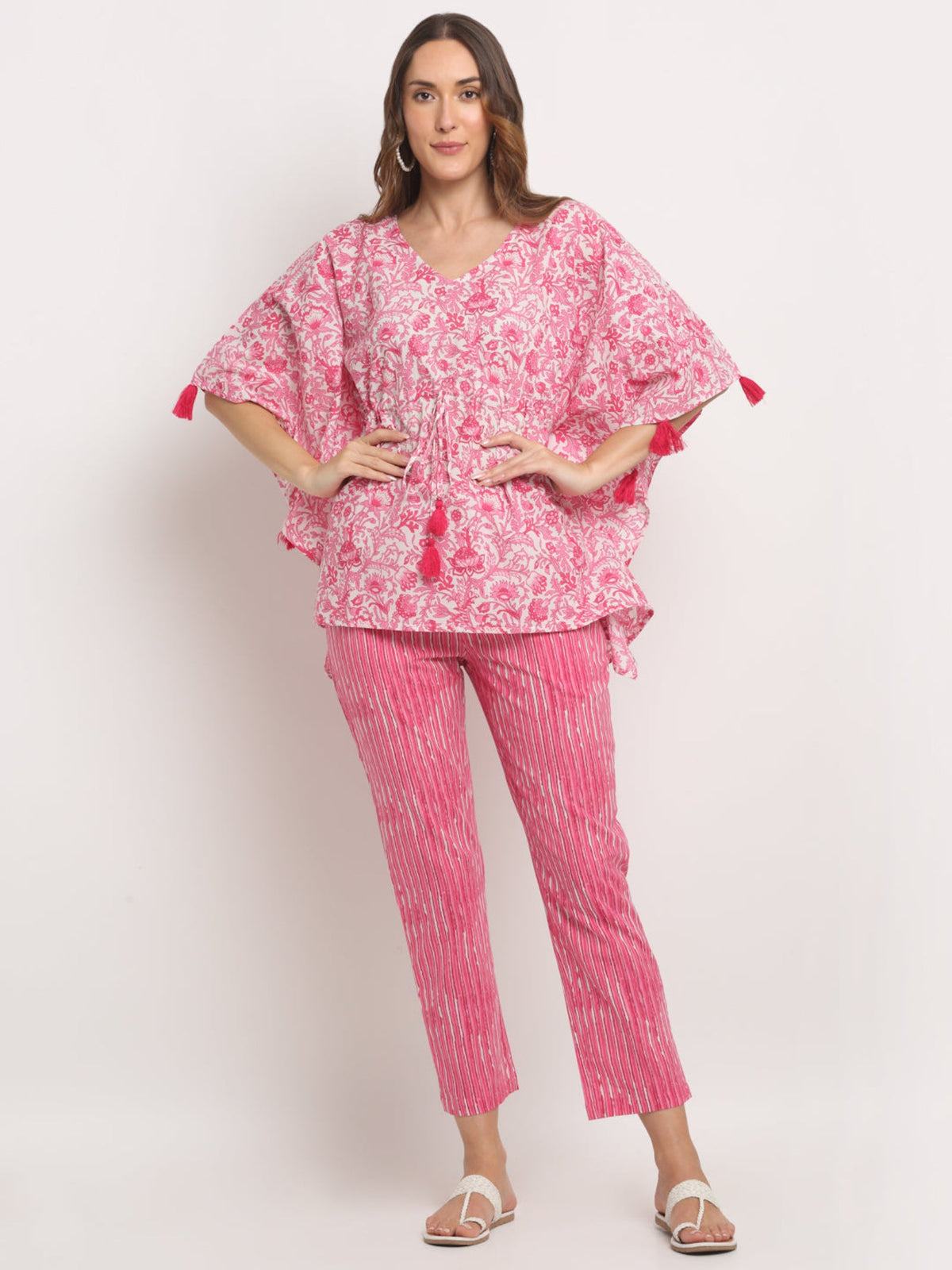 Rangvastra Cotton Floral Printed Co-ord Set