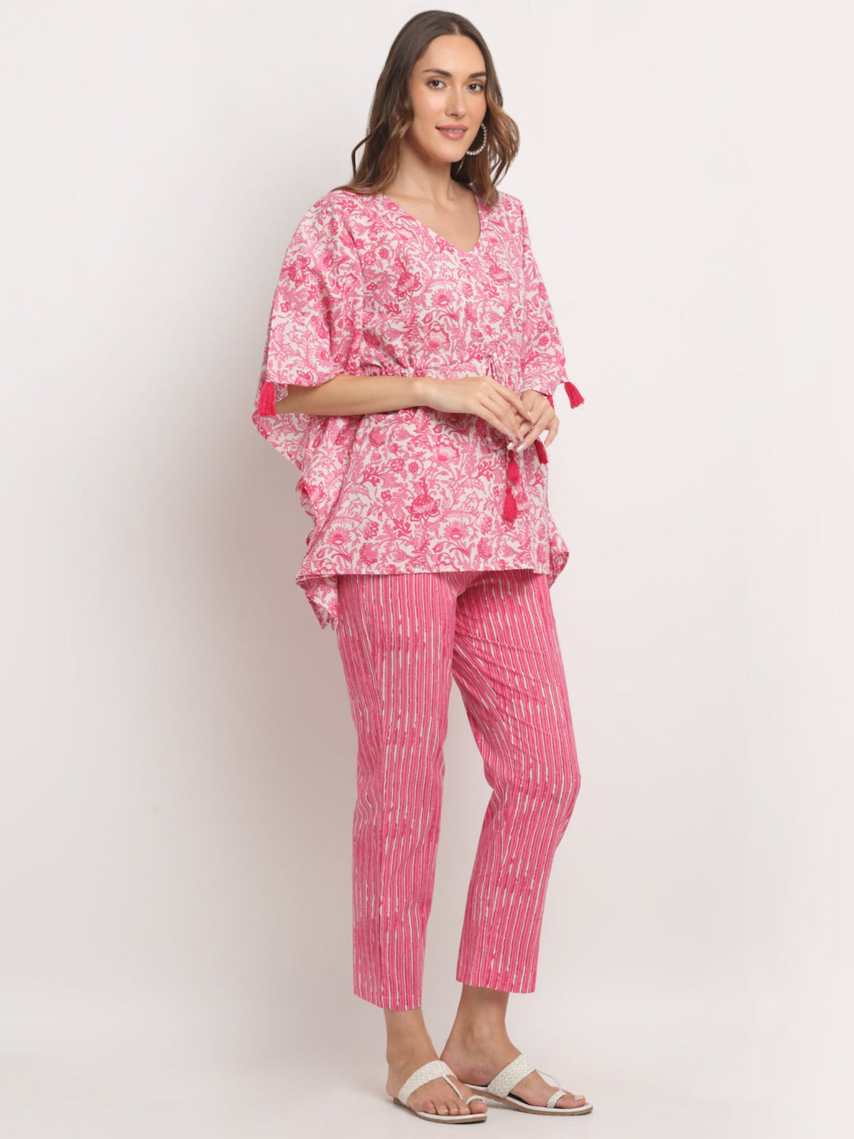 Rangvastra Cotton Floral Printed Co-ord Set