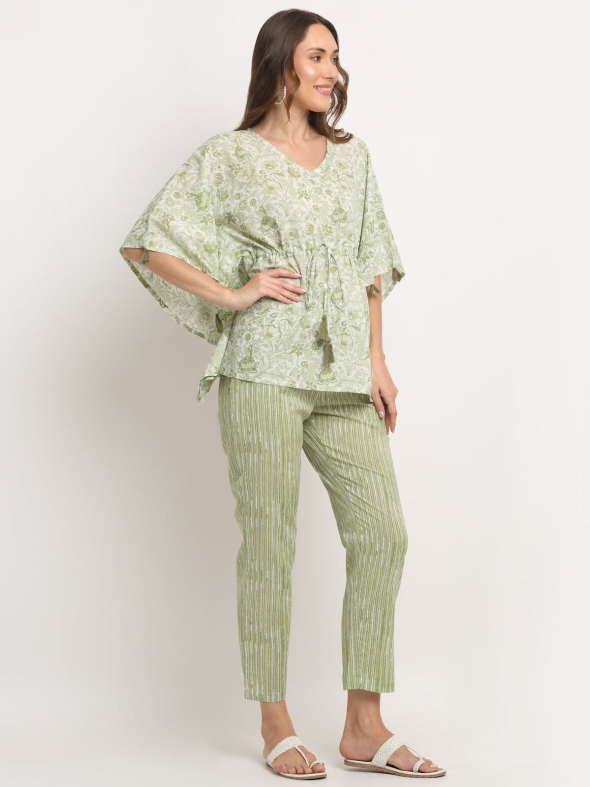 Rangvastra Cotton Floral Printed Co-ord Set