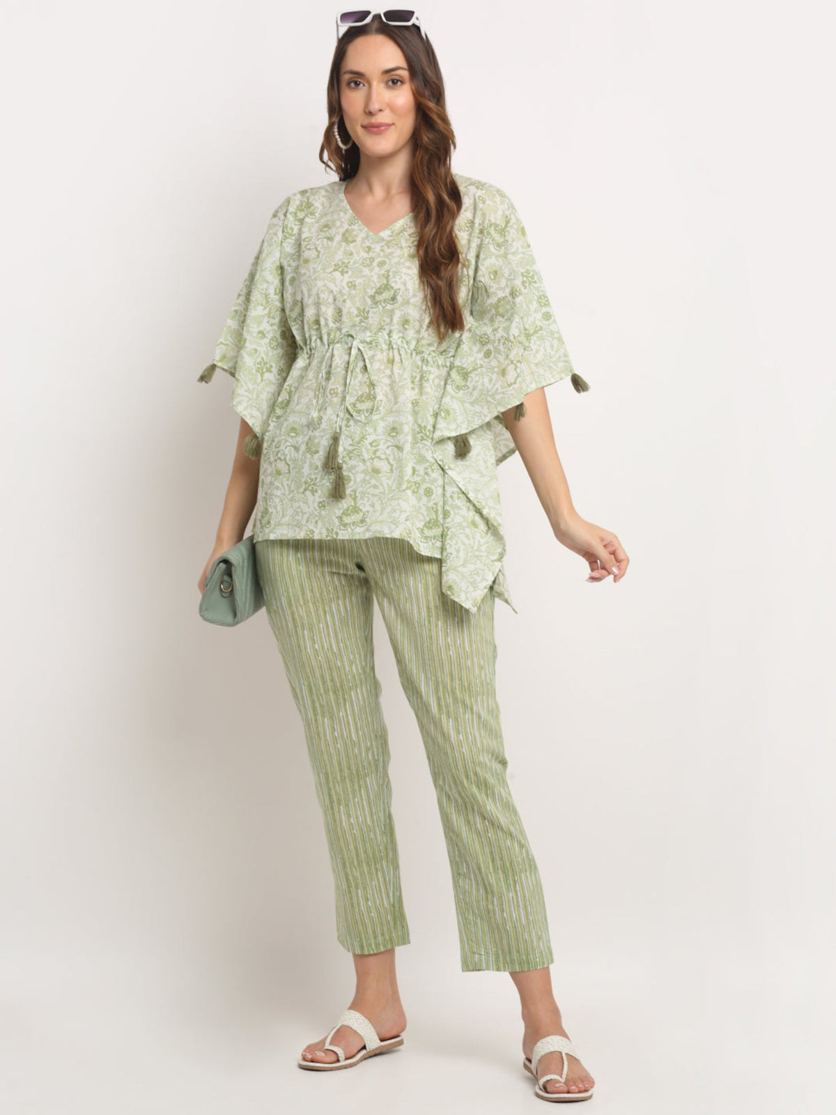 Rangvastra Cotton Floral Printed Co-ord Set