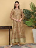 Rangvastra Green Floral Print Ankle Length Kurta Set with Dupatta