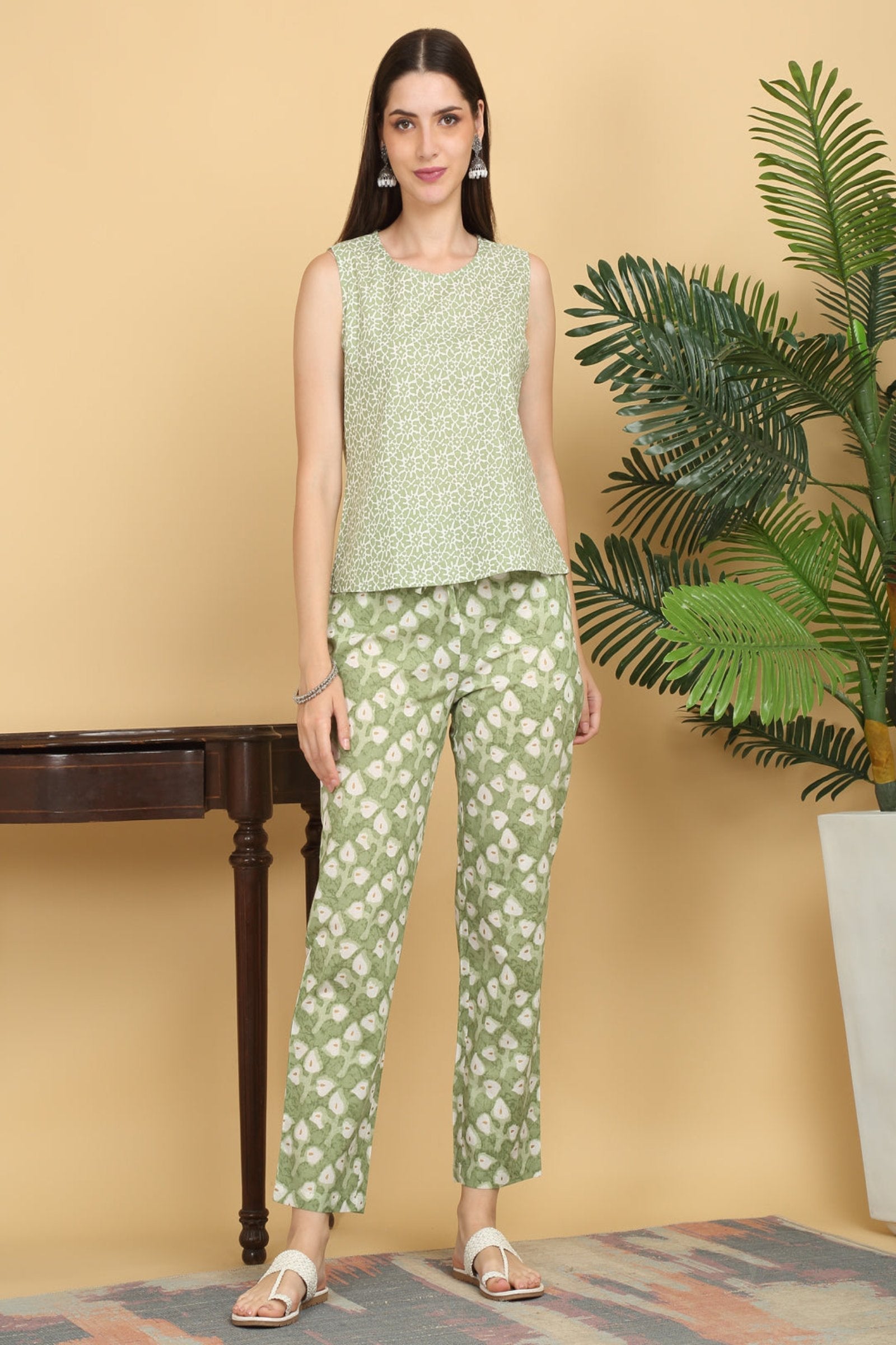 Rangvastra Cotton Floral Printed Co-Ord Set