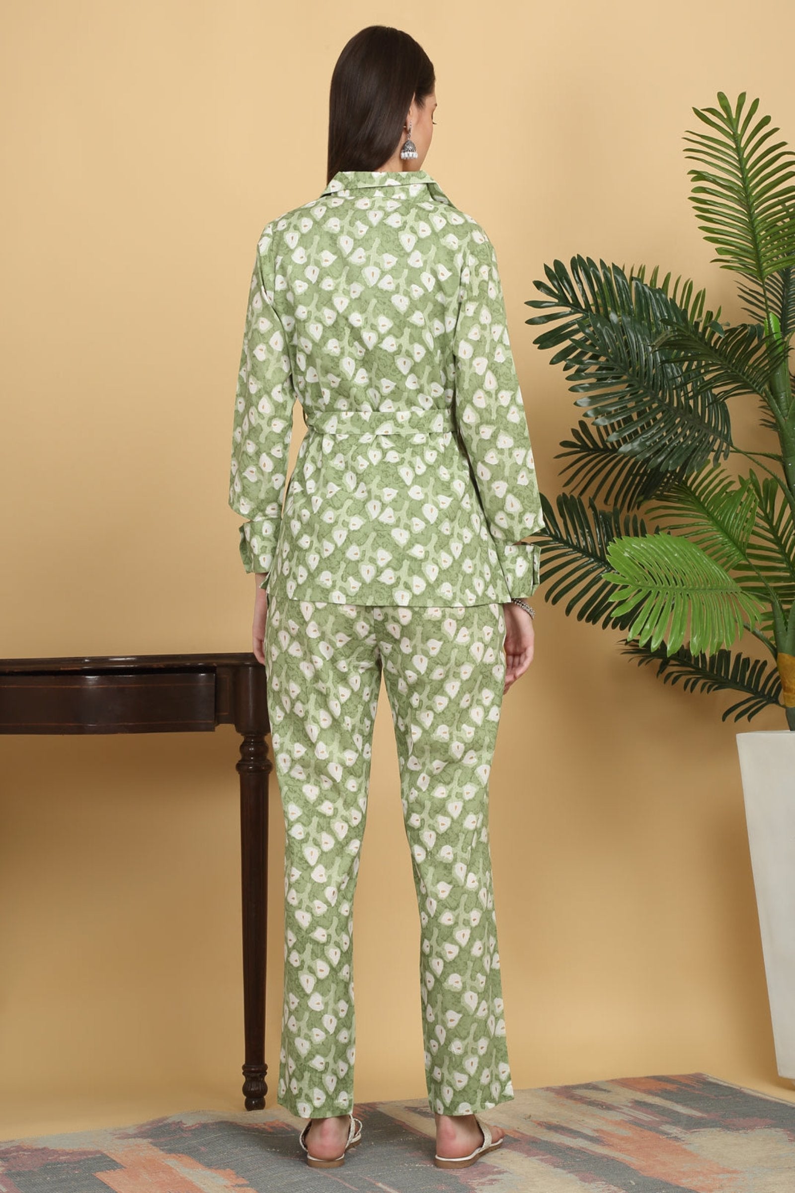Rangvastra Cotton Floral Printed Co-Ord Set