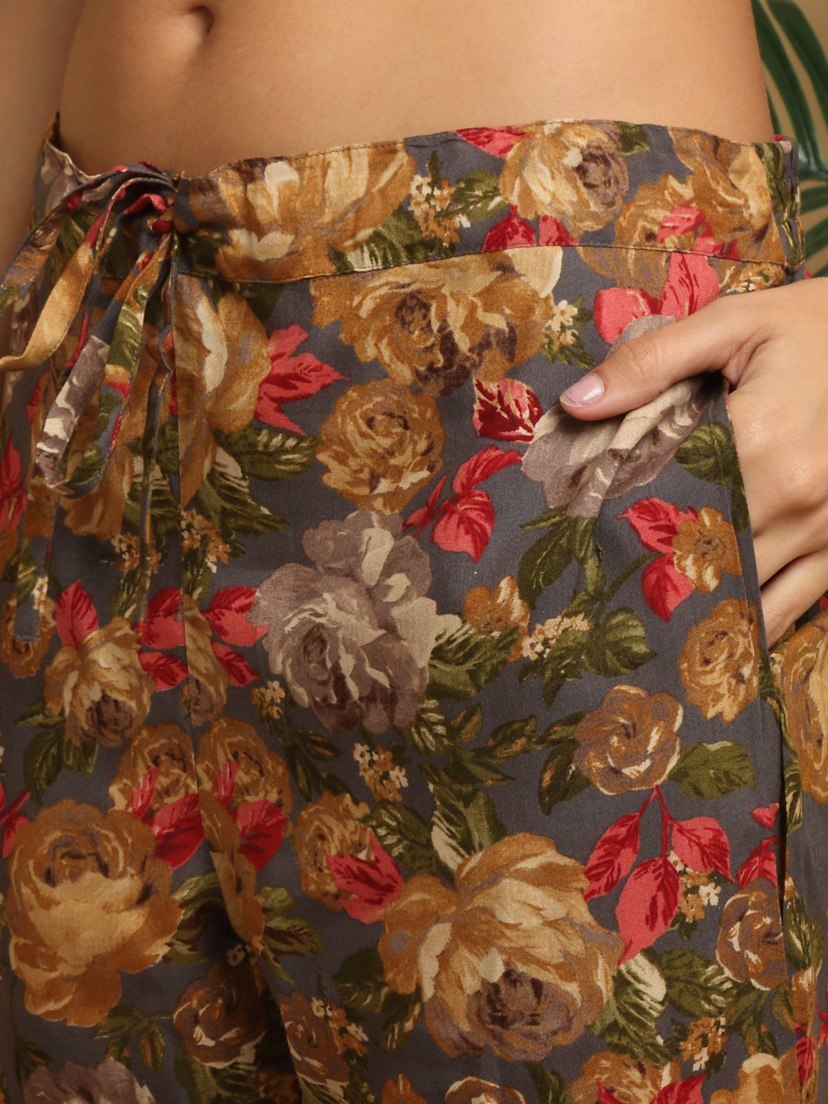 Rangvastra Rayon Foil Floral Print Co-Ord set