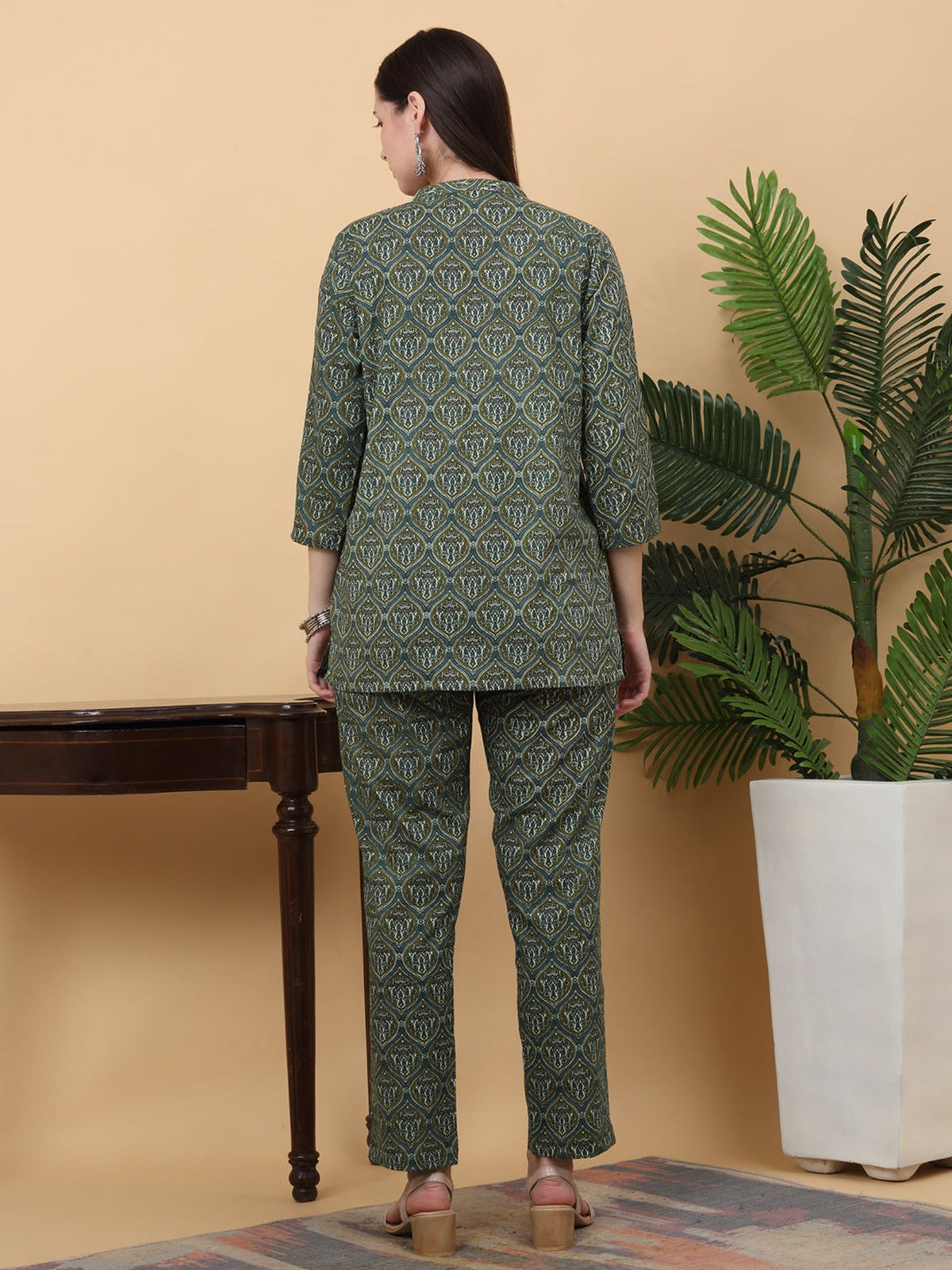 Rangvastra Cotton Floral Printed Co-Ord set