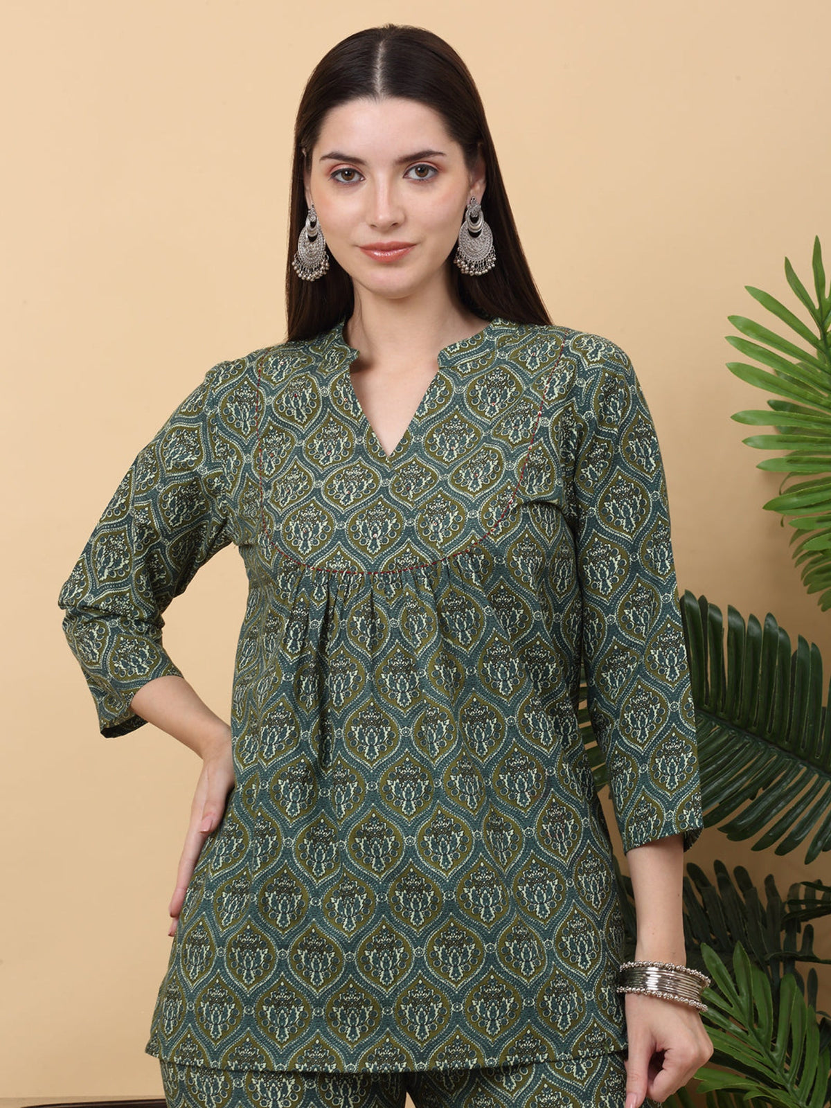 Rangvastra Cotton Floral Printed Co-Ord set