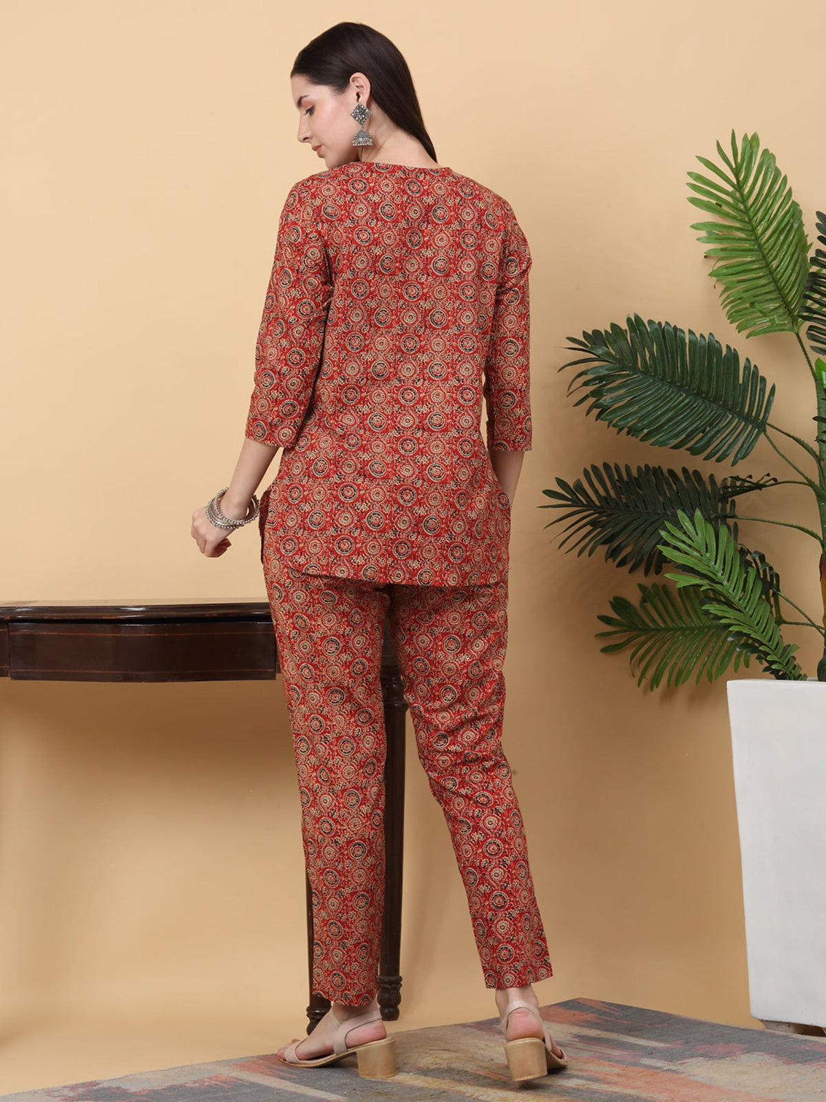 Rangvastra Cotton Floral Printed Co-Ord set