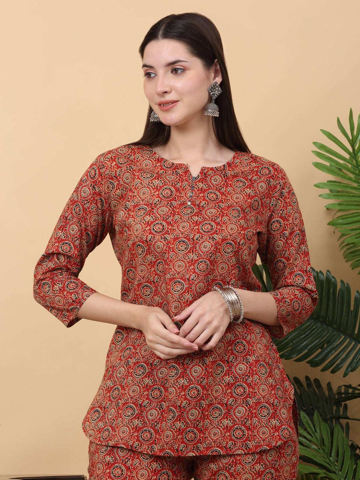 Rangvastra Cotton Floral Printed Co-Ord set
