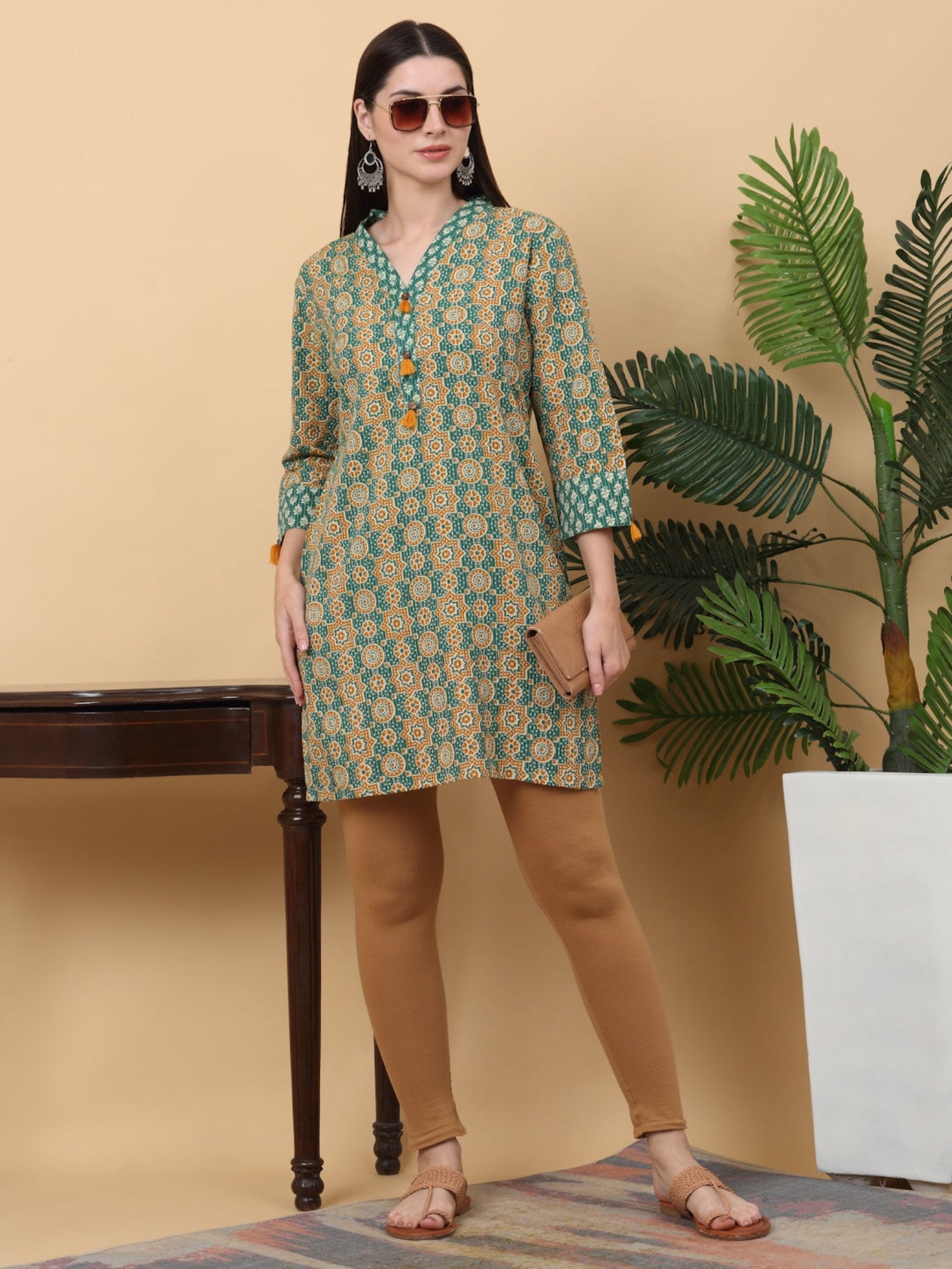 Rangvastra Cotton Katta Printed Tunic