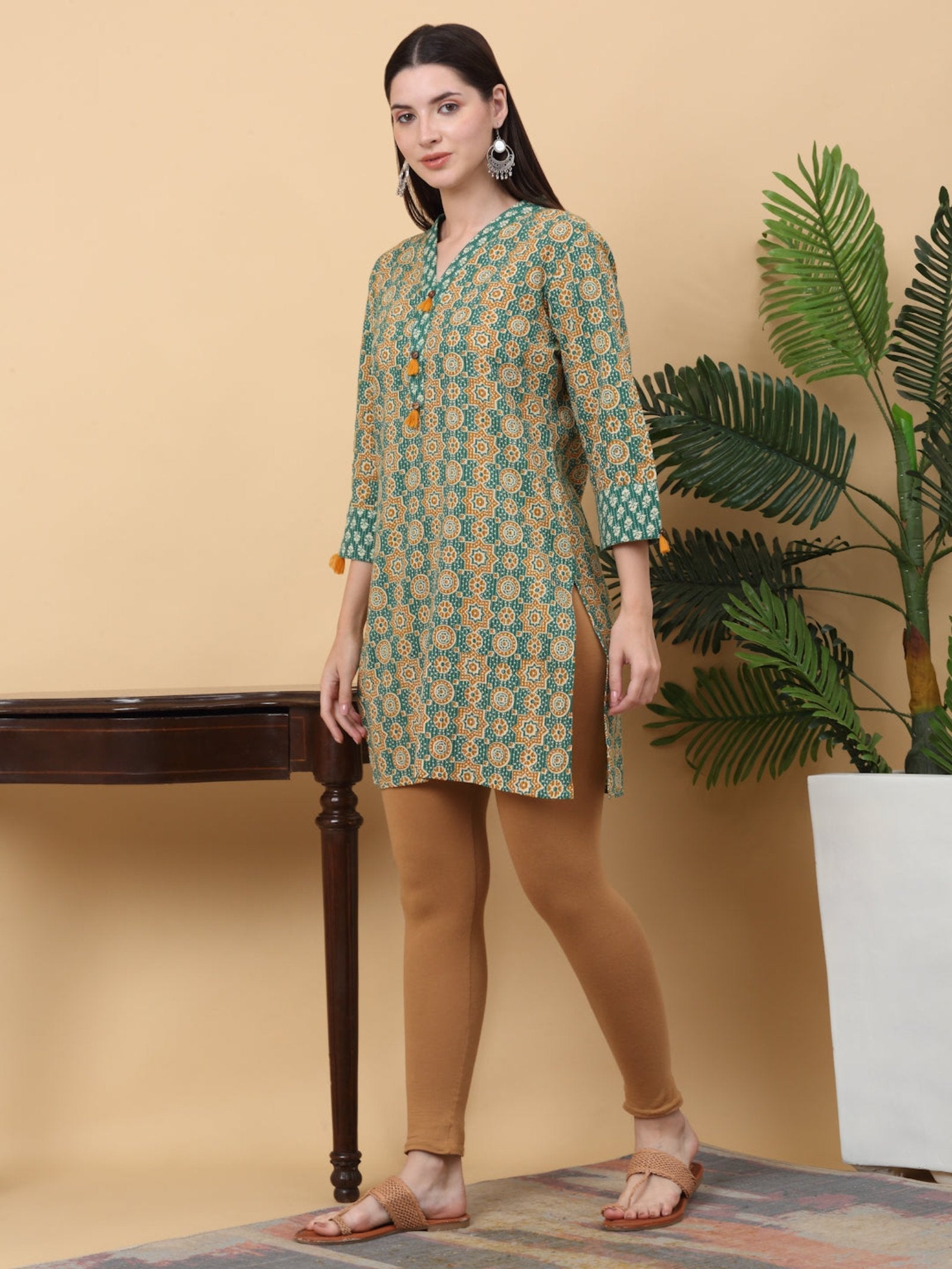 Rangvastra Cotton Katta Printed Tunic