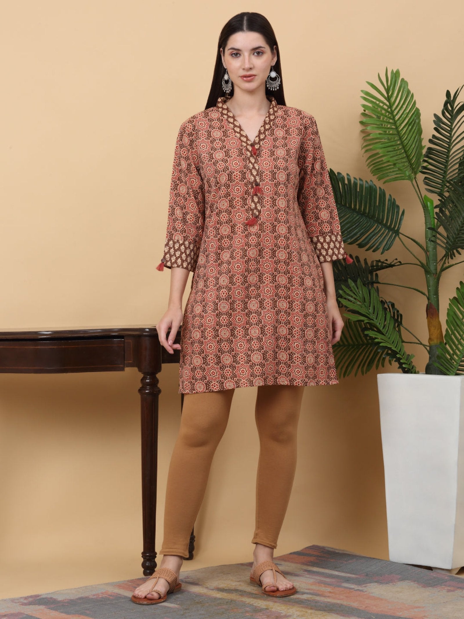 Rangvastra Cotton Katta Printed Tunic
