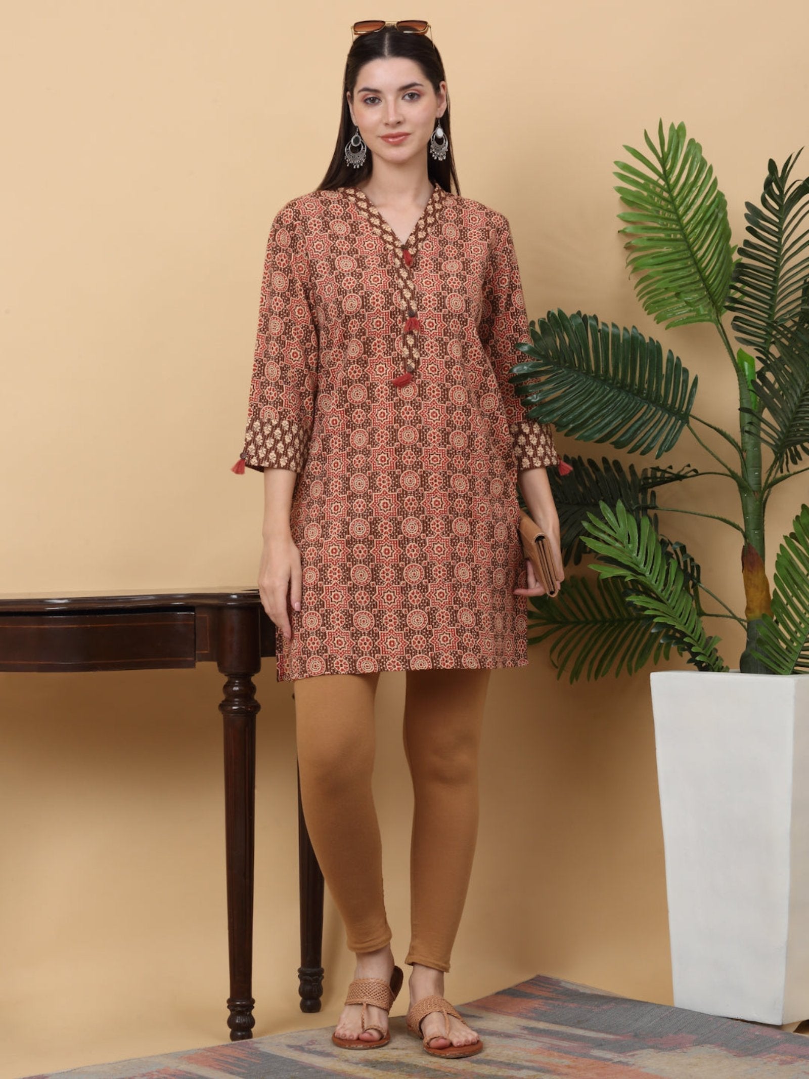 Rangvastra Cotton Katta Printed Tunic