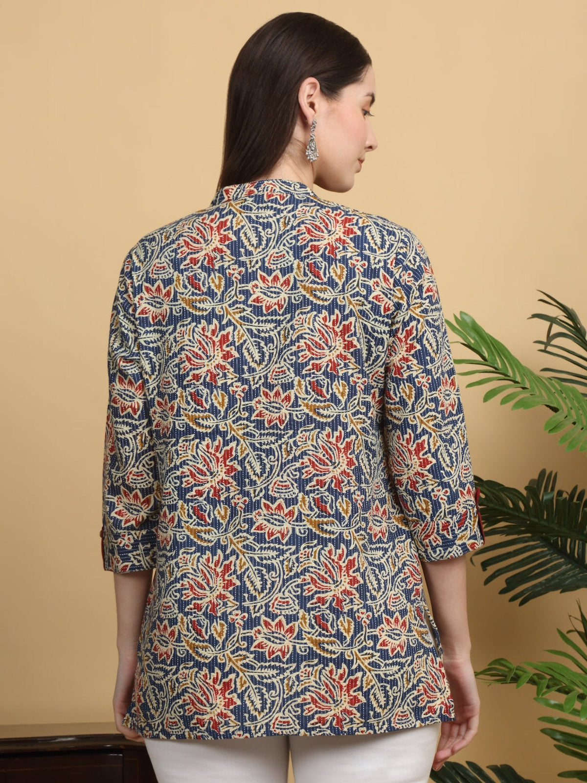 Rangvastra Cotton Floral Printed Top