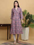 Rangvastra Floral Printed Straight Kurta