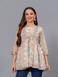 Rangvastra Cotton Floral Printed Top