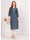 Rangvastra Cotton Printed Straight Kurta