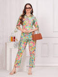 RANGVASTRA PRINTED RAYON FOIL CO-ORD SET