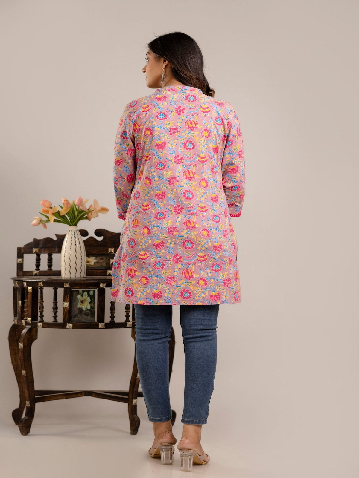 Rangvastra Floral Printed Kurta
