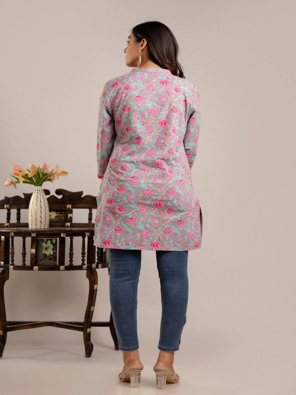 Rangvastra Floral Printed Kurta