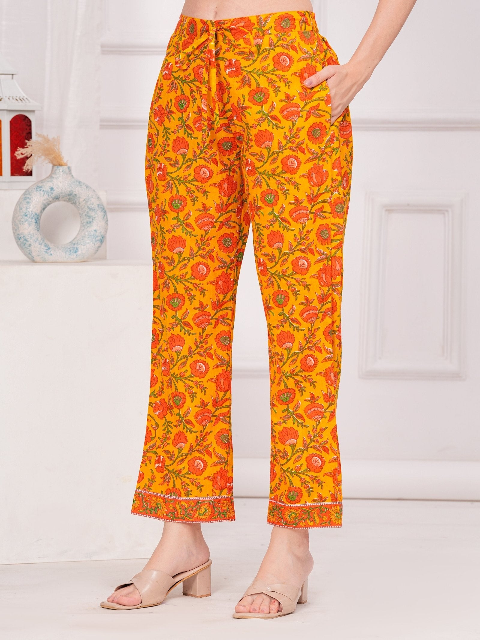 Rangvastra Cotton Floral Printed Co-Ord Set
