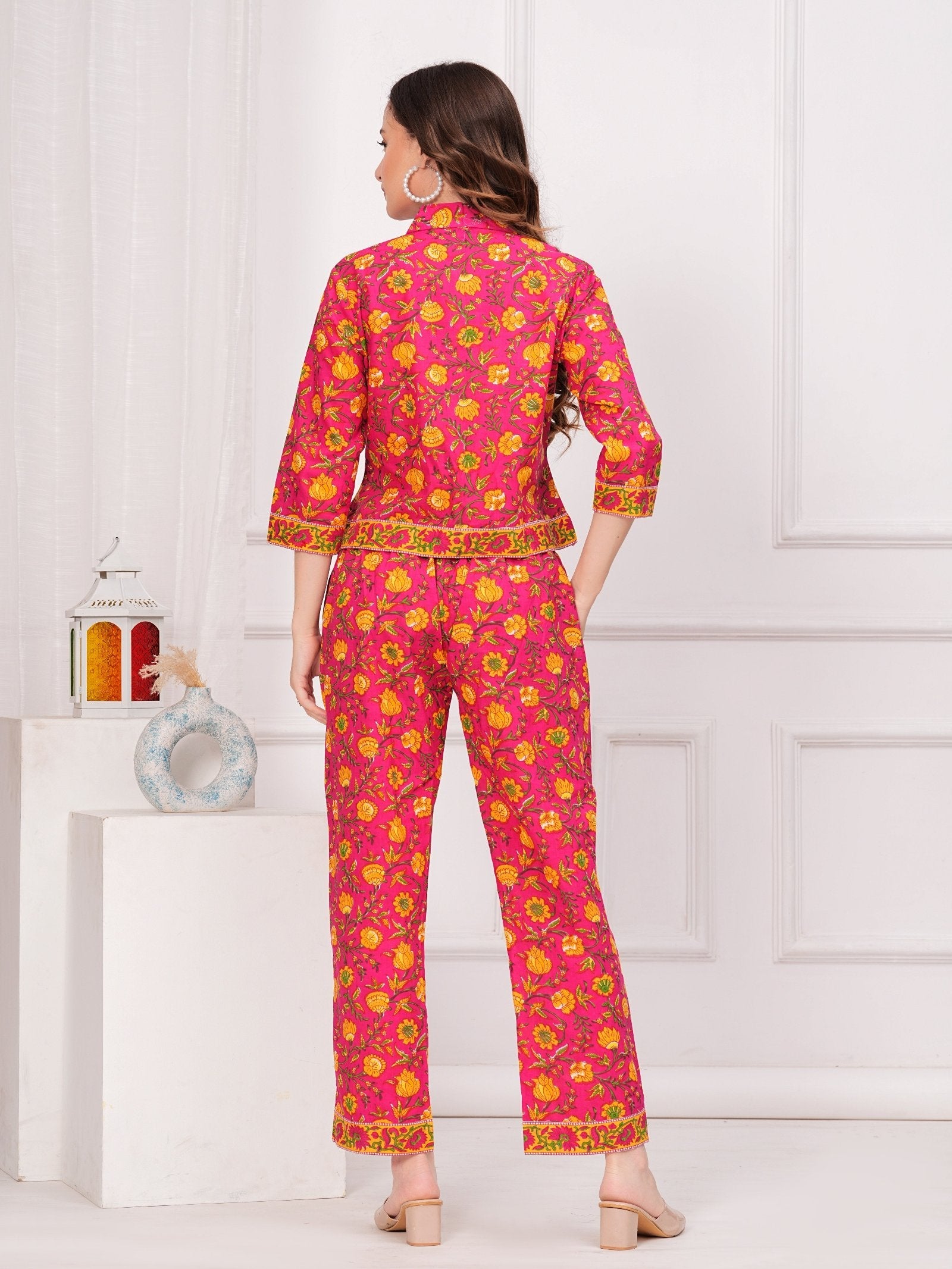 Rangvastra Cotton Floral Printed Co-Ord Set