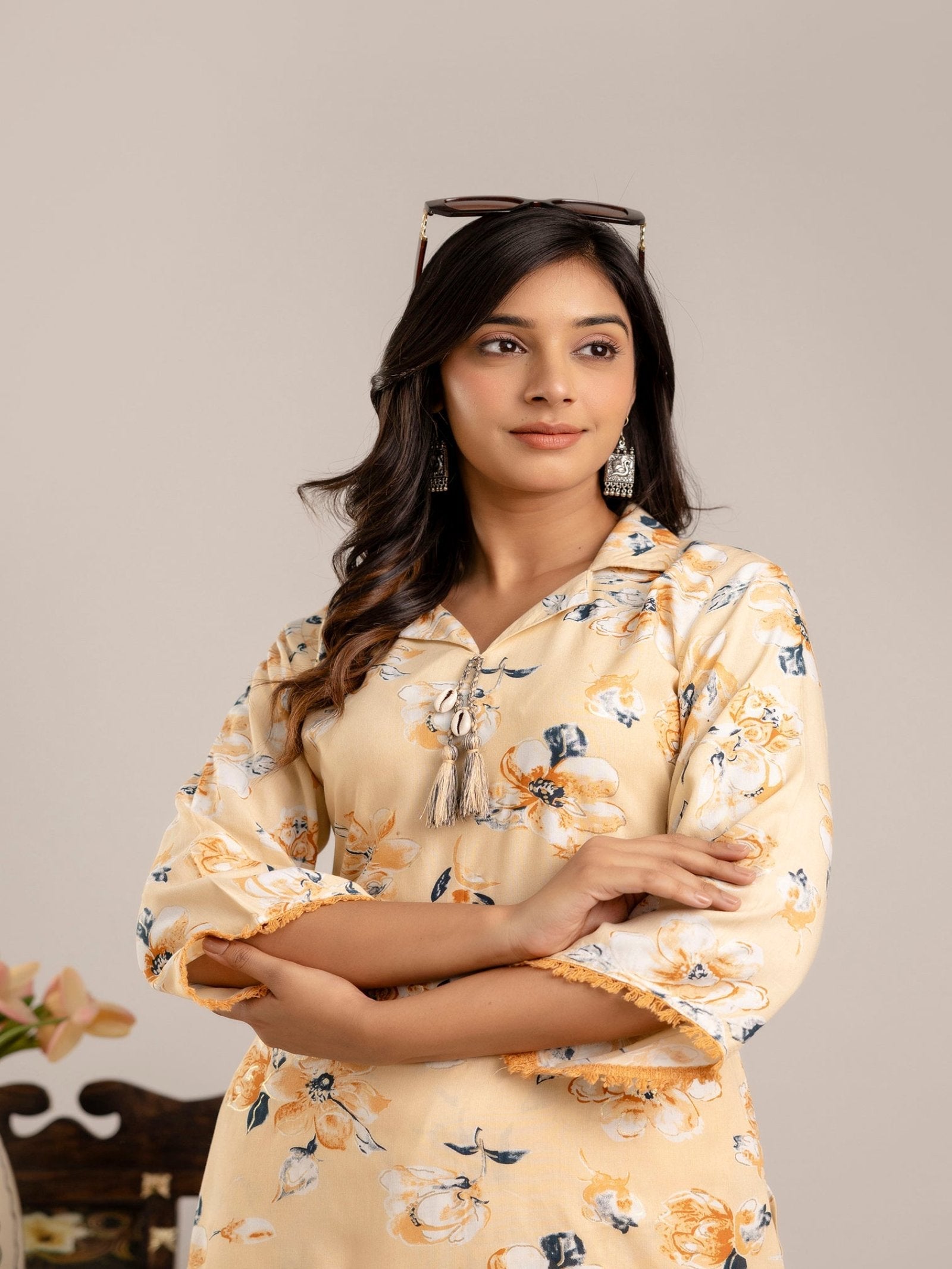Rangvastra Rayon Foil Printed Co-ord Set