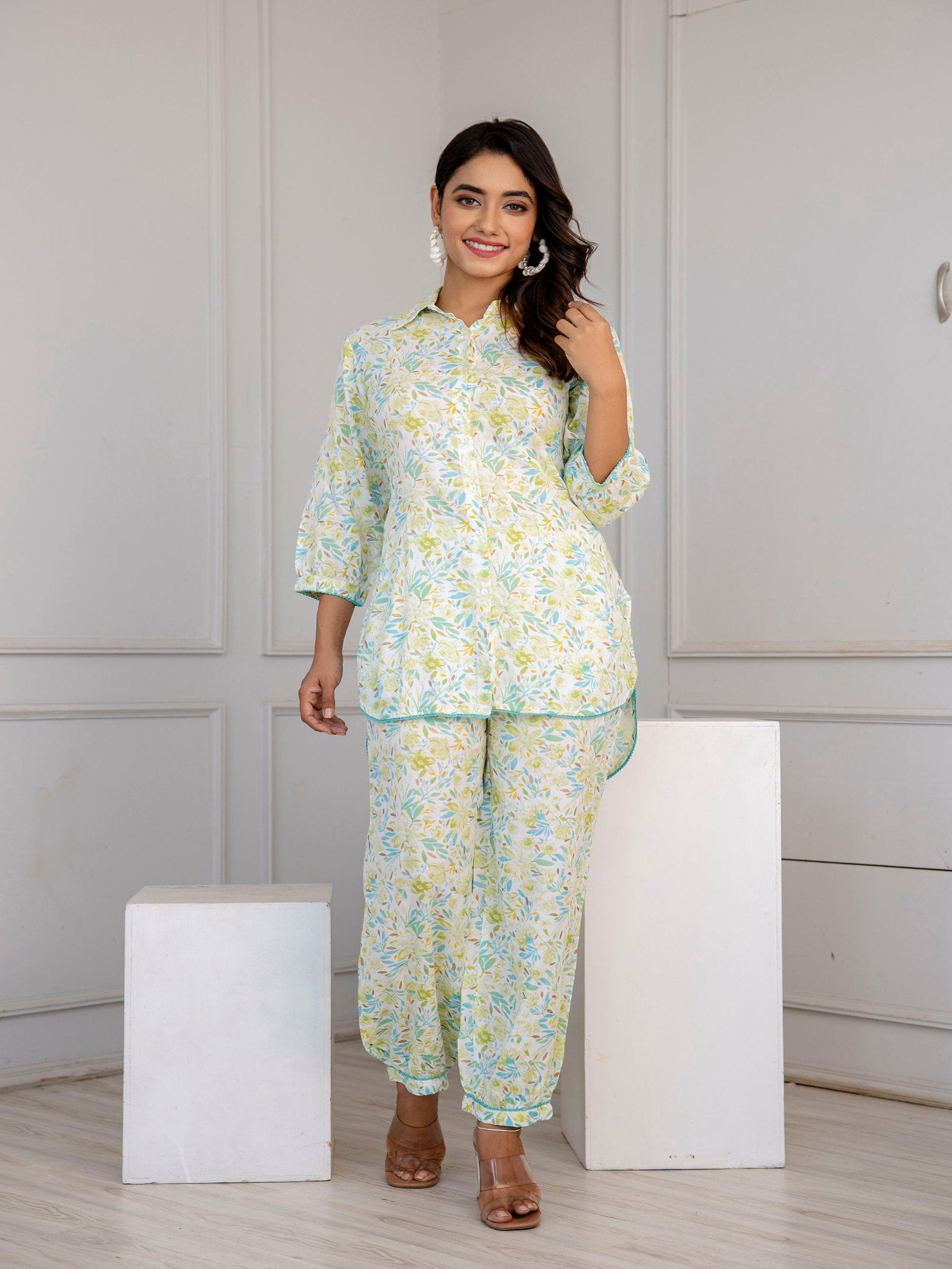 Rangvastra Floral Printed Co-ords Set
