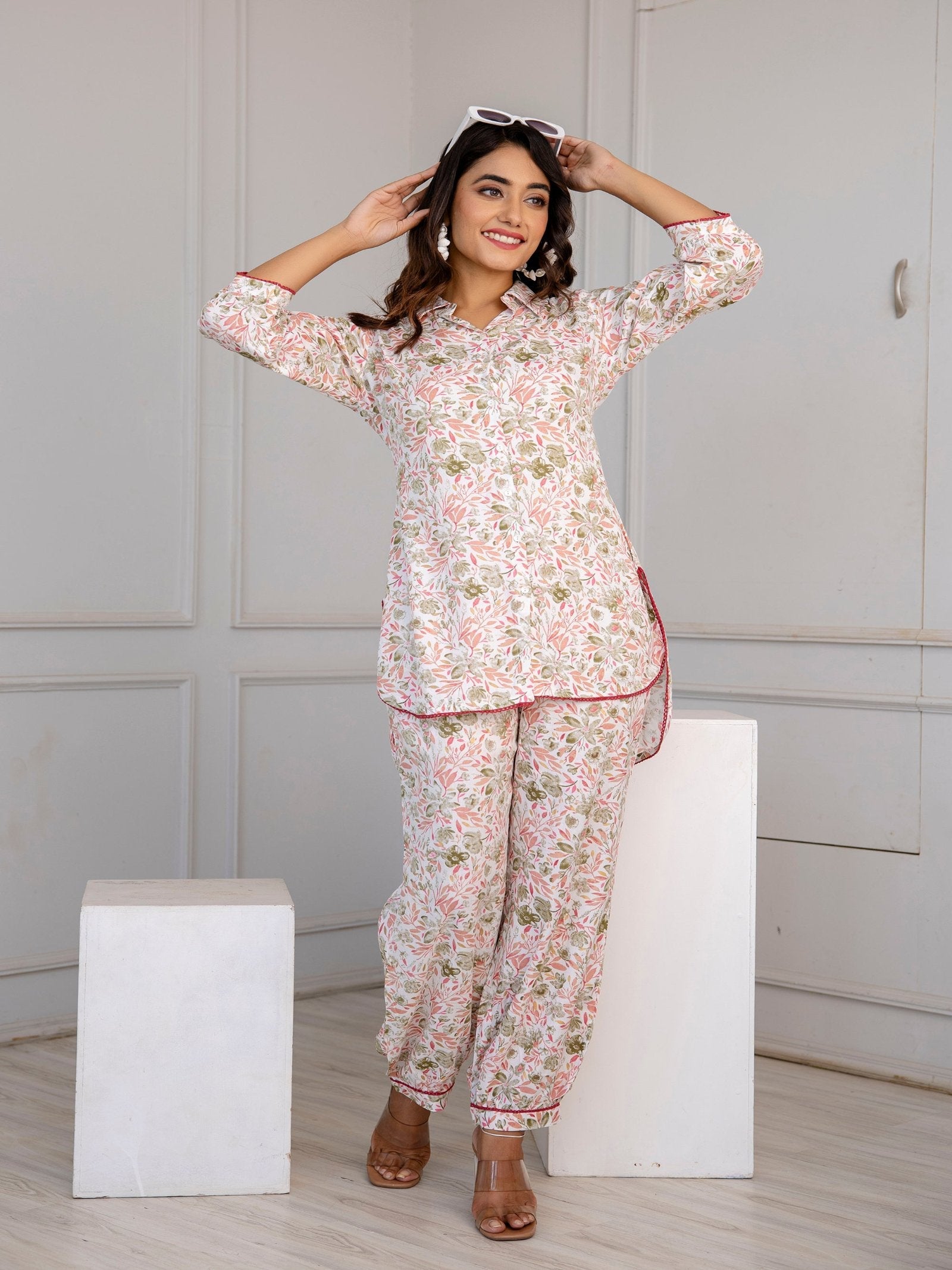 Rangvastra Floral Printed Co-ords Set