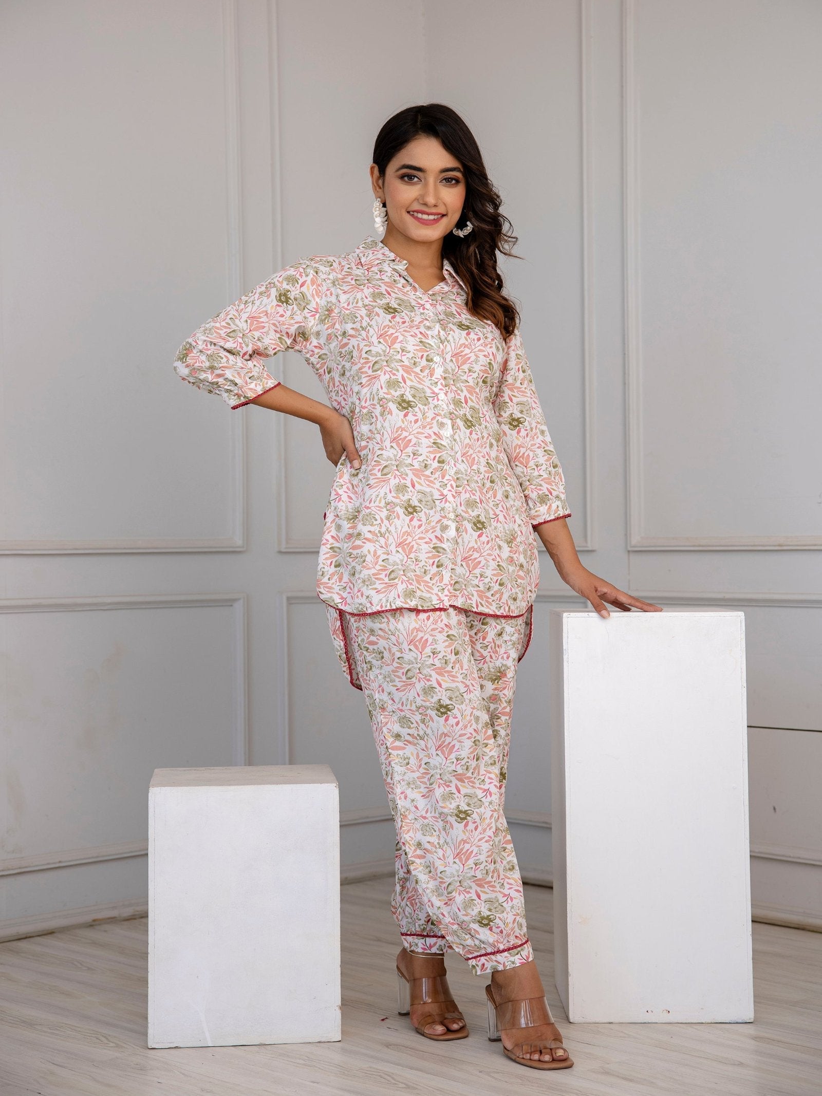 Rangvastra Floral Printed Co-ords Set