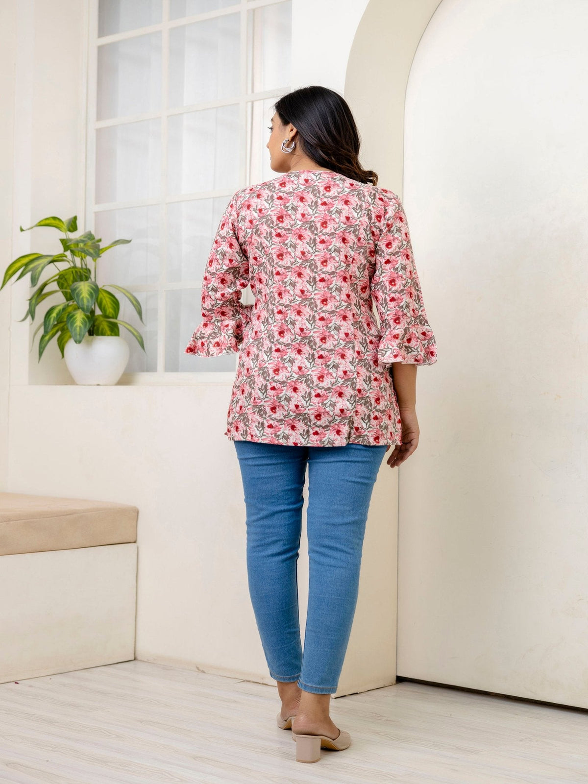 Rangvastra Rayon Floral Printed Top