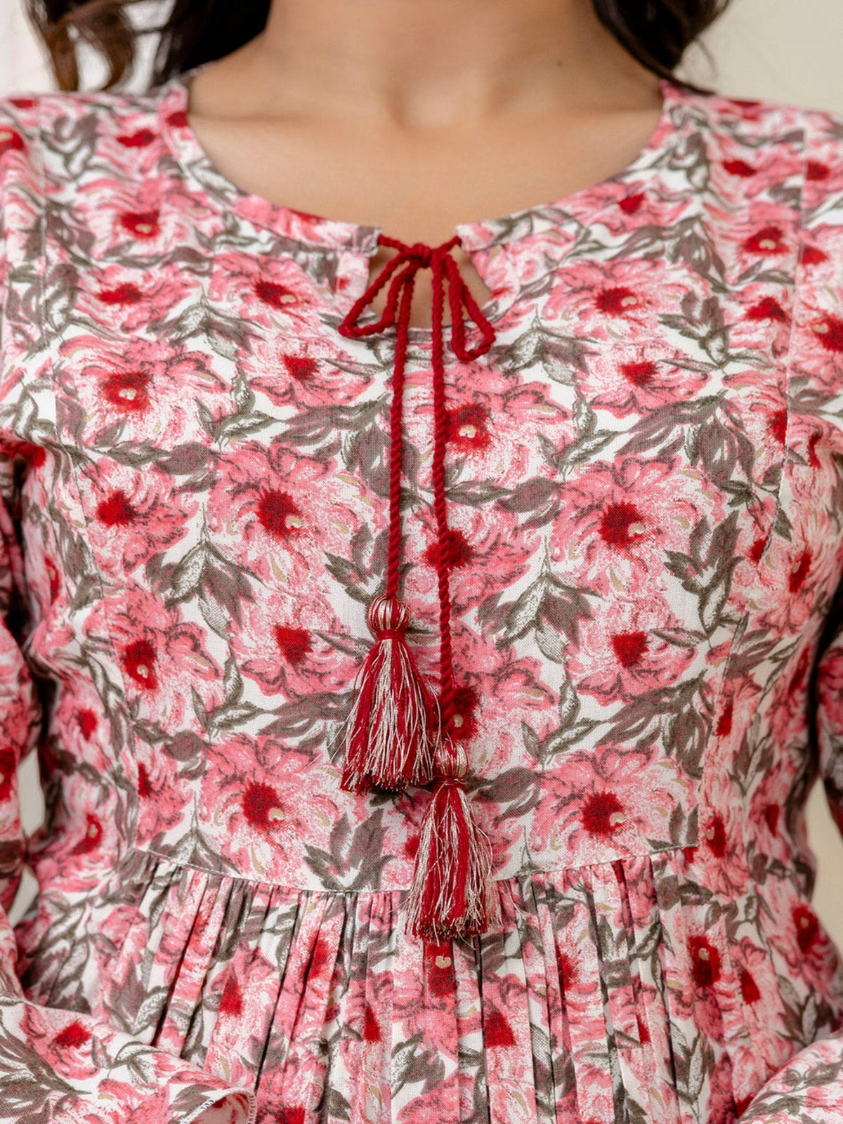 Rangvastra Rayon Floral Printed Top