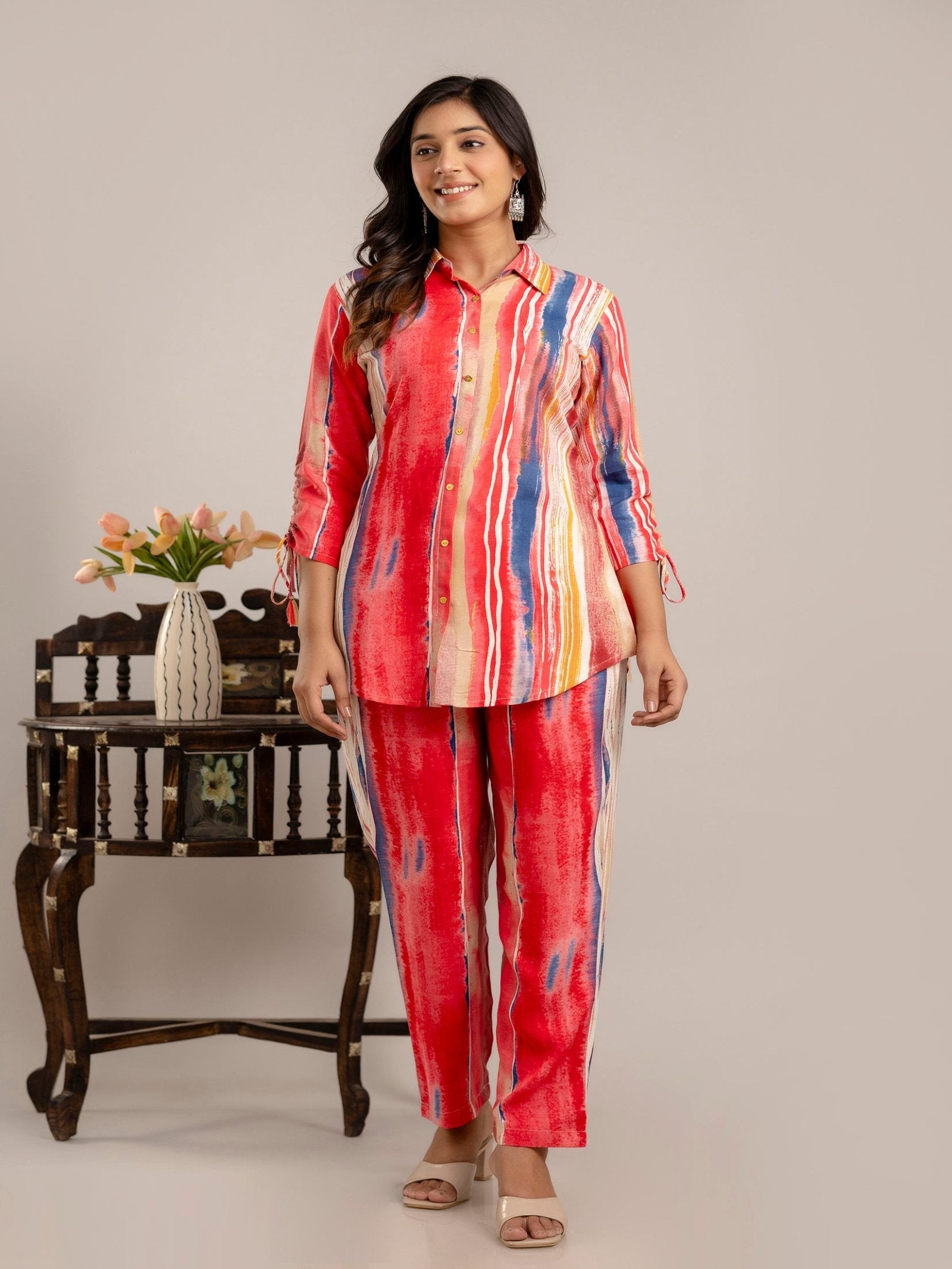 Rangvastra Women Marble Printed Co-ord Set