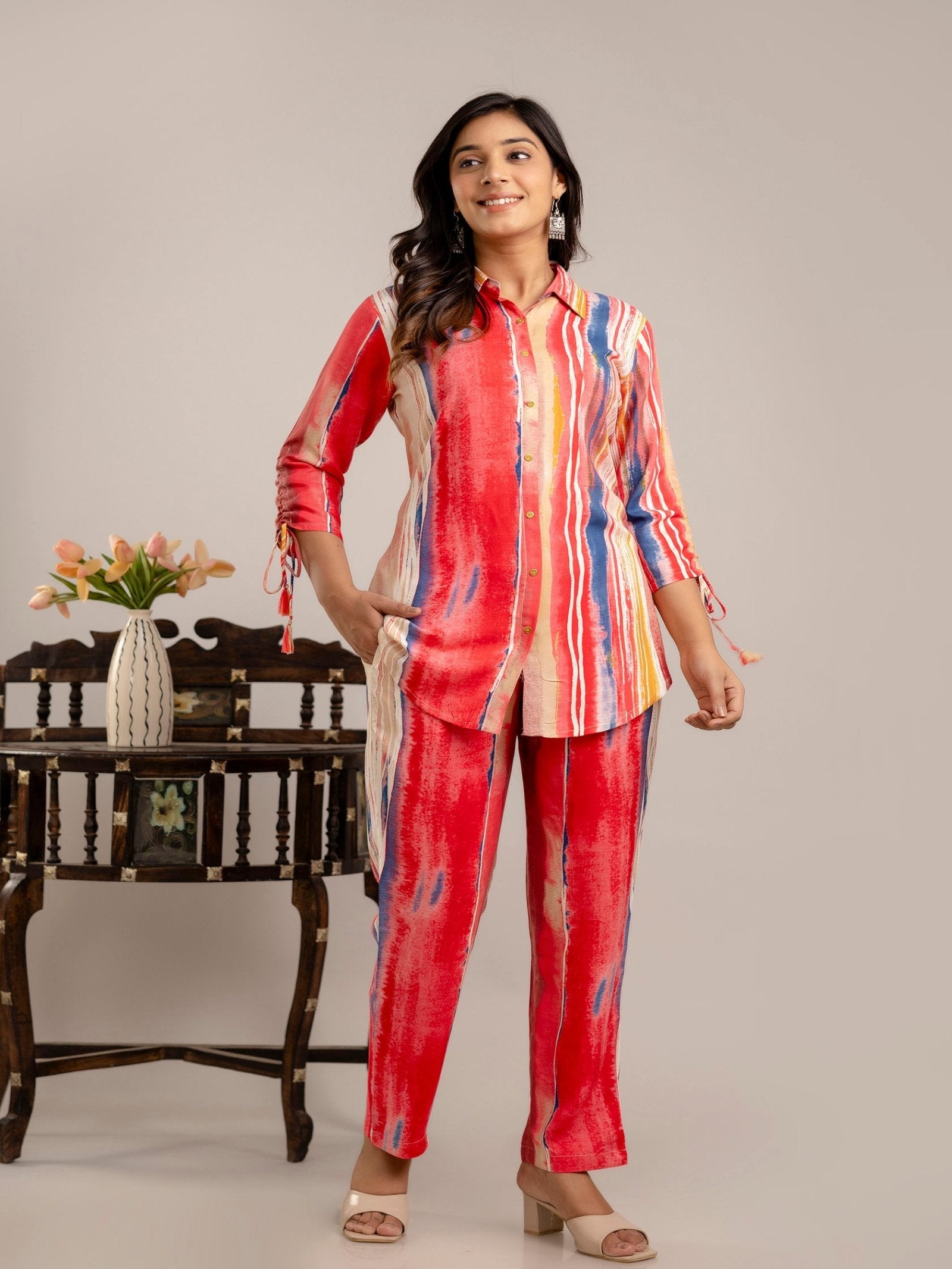 Rangvastra Women Marble Printed Co-ord Set