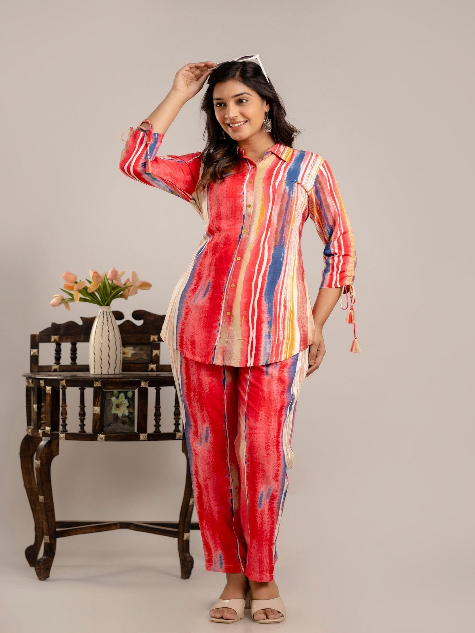Rangvastra Women Marble Printed Co-ord Set