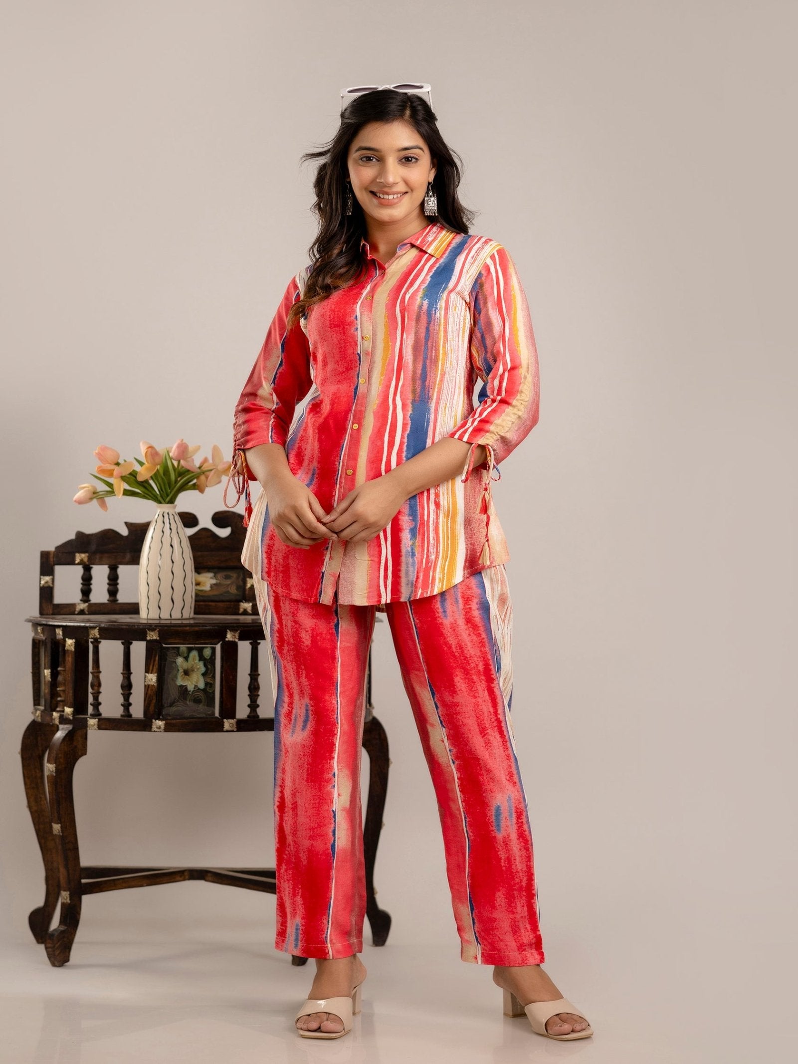 Rangvastra Women Marble Printed Co-ord Set