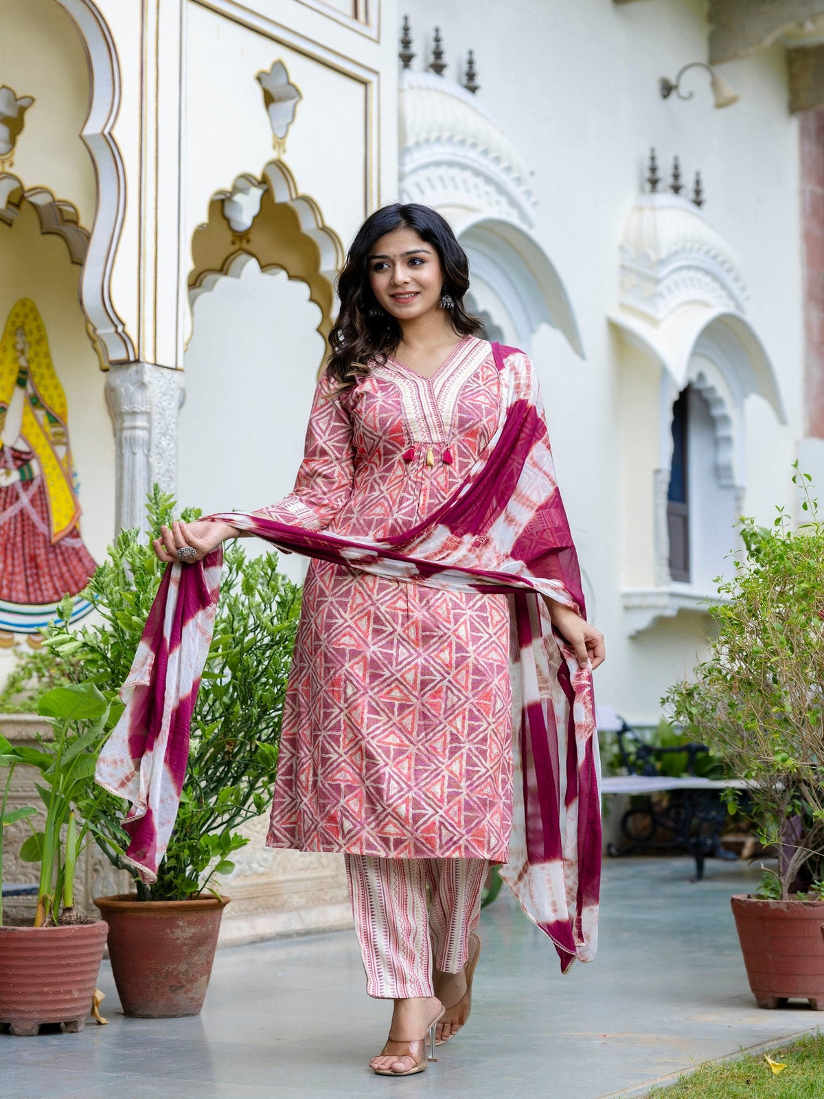 Rangvastra CAPSULE FOIL PRINTED KURTA PANT WITH DUPATTA SET