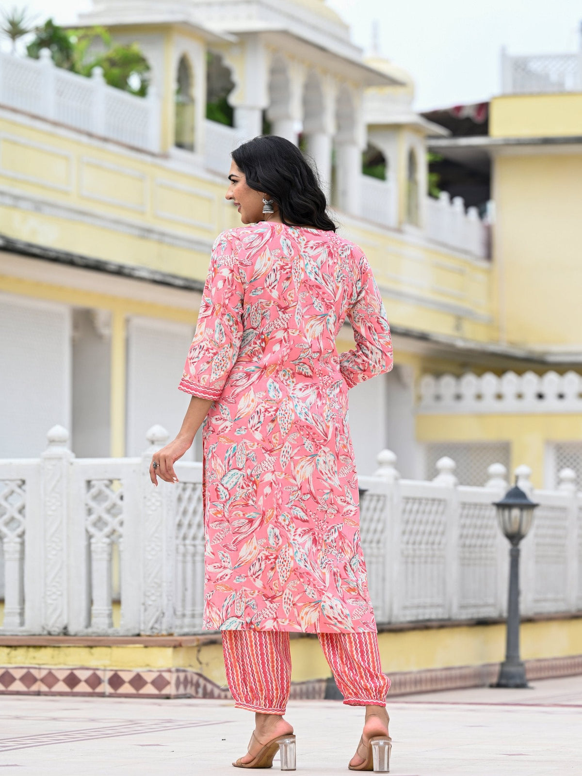 Rangvastra Capsule Foil Floral Printed Kurta Pant with Dupatta Set
