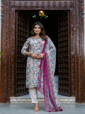 Rangvastra Digital Floral Organza on Embroidered Ethnic Set