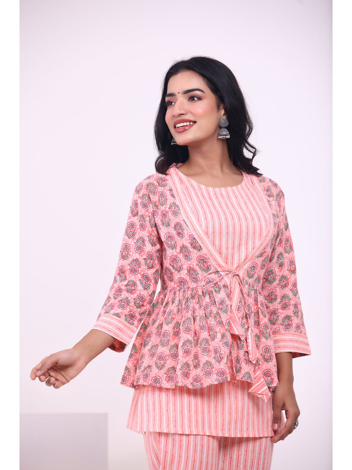 Rangvastra  Cotton Floral Printed Co-Ord Set