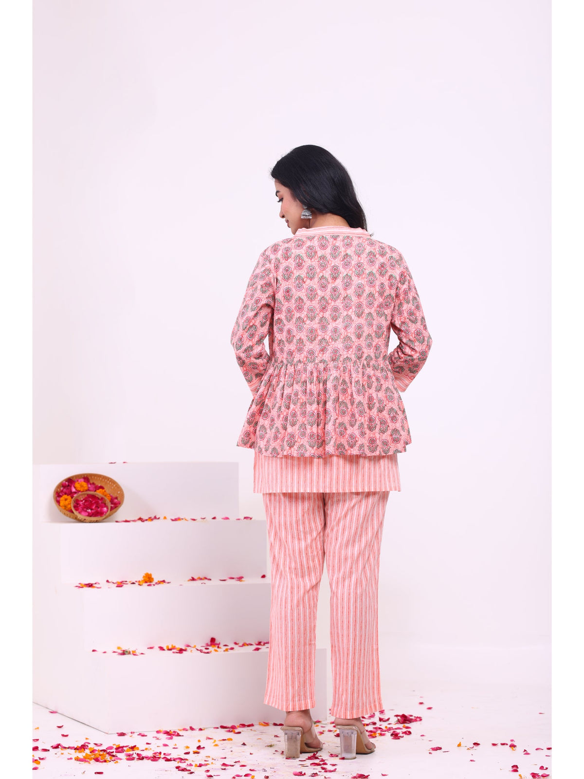 Rangvastra  Cotton Floral Printed Co-Ord Set