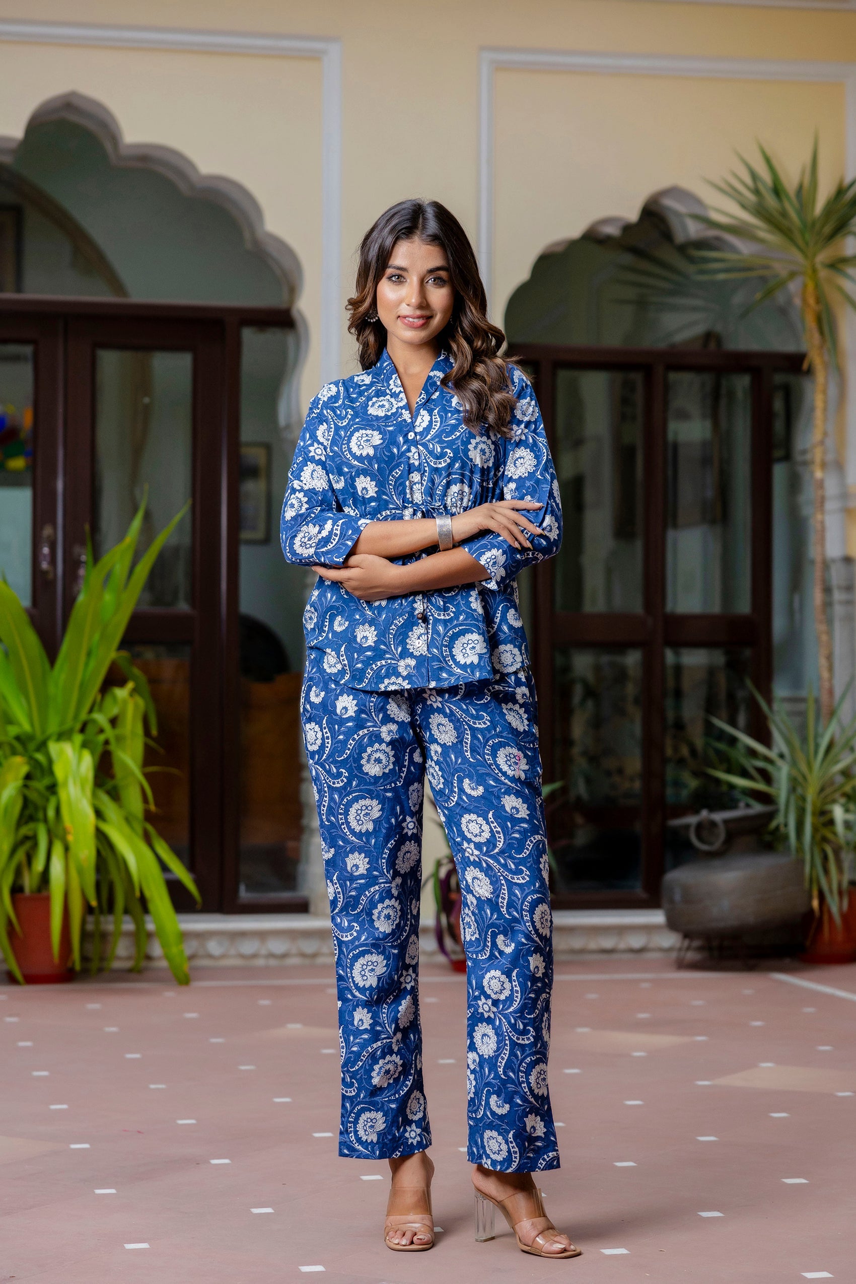Rangvastra Cotton Floral print Co-Ord Set