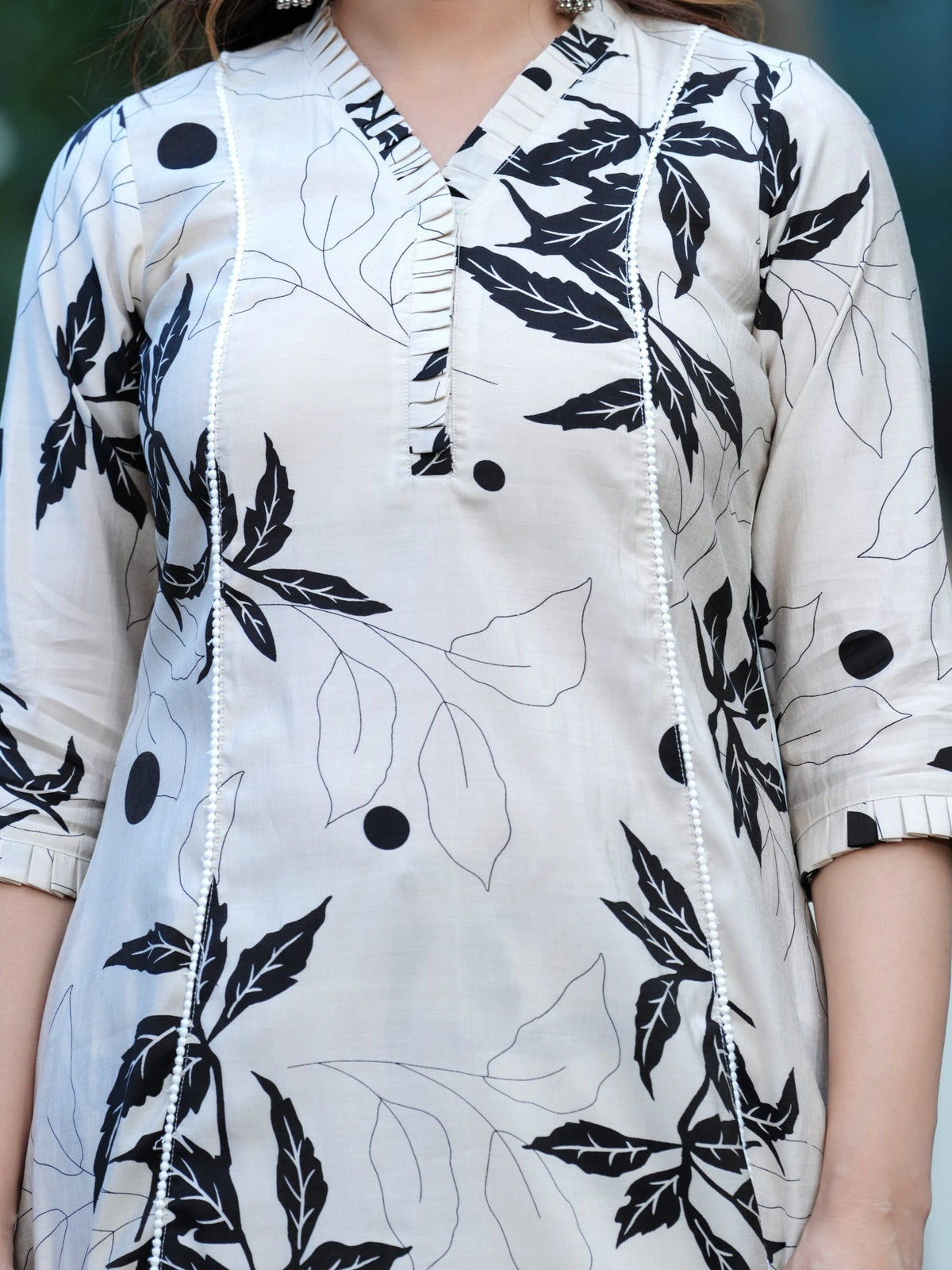 Rangvastra Modal Chanderi Floral Print Cor-Ord set
