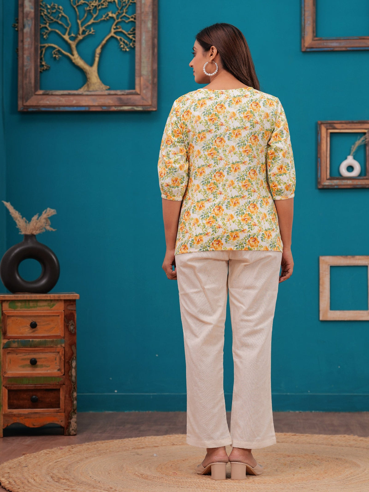 Rangvastra Cotton Flex Floral Print Co-Ord Set