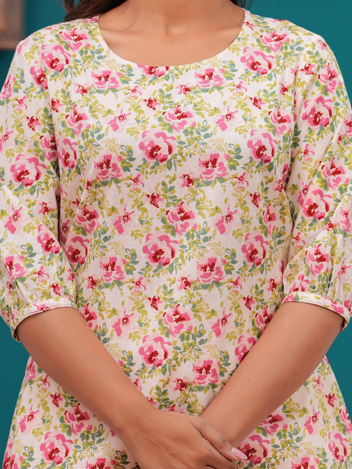 Rangvastra Cotton Flex Floral Print Co-Ord Set