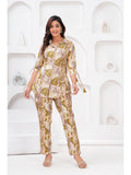 Rangvastra  Rayon Beige Top Pant Co-ord Set