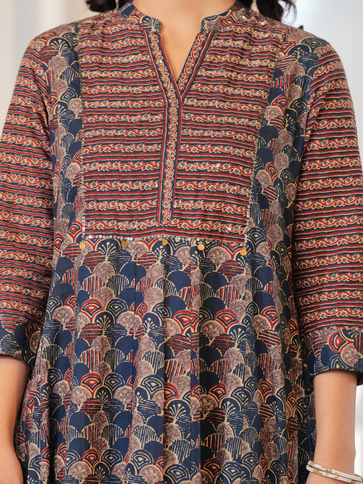 Rangvastra Cotton Printed Kurta Pant With Dupatta Set